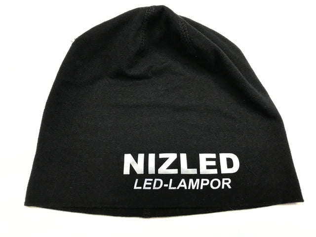 Nizled mössa med reflextryck