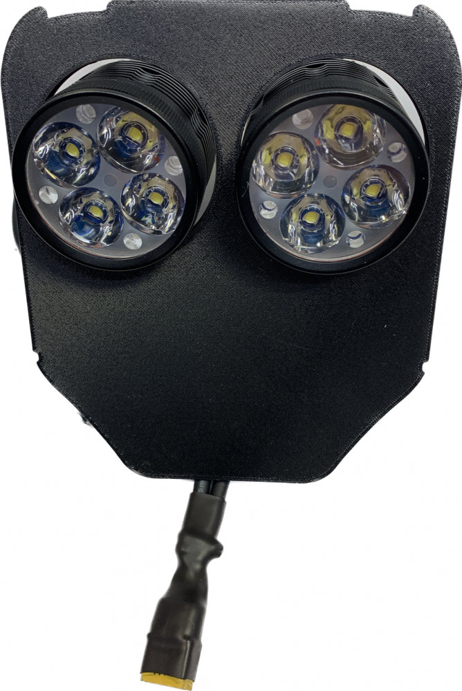 Dubbel lampfäste 80w Husqvarna 2017-2019, NIZLED R40DRL kallvit