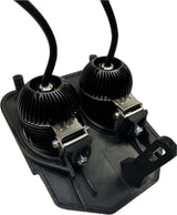 Dubbel lampfäste 80w Husqvarna 2024-, NIZLED R40DRL kallvit