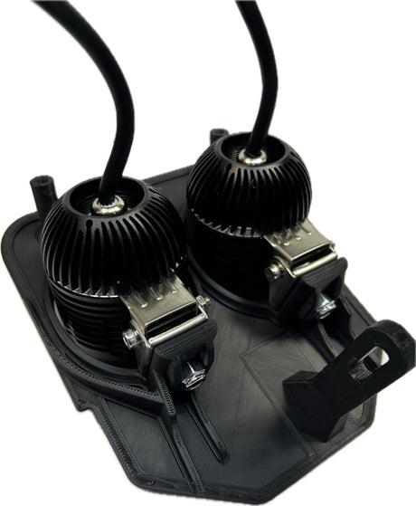 Dubbel lampfäste 80w Husqvarna 2024-, NIZLED R40DRL kallvit
