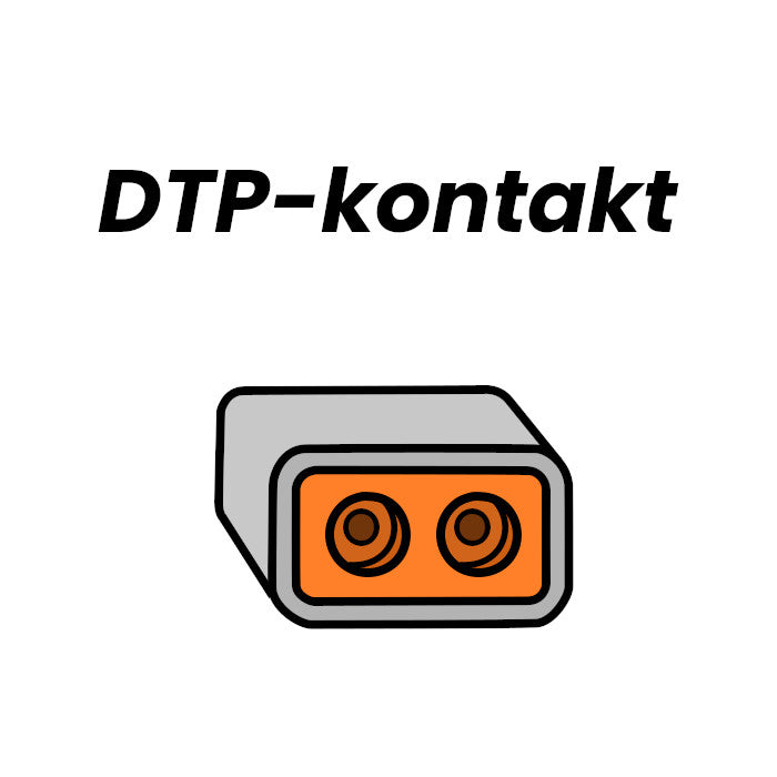 NIZLED 12V Kabelstam till extraljus, 3x DTP-kontakt, 500W max