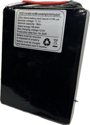 Li-ion batteri 12,6 (11,1v) 18Ah vapcell (BMS), (till E30 lampan)