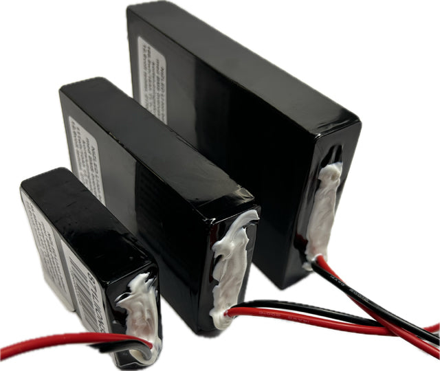 Li-ion batteri 12,6v (11,1) volt 3,5Ah med BMS, (batteri till E30 (E30F) lampan)