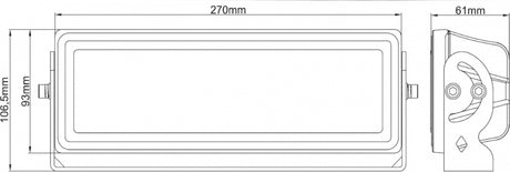 Nizled 140grader bredd LED Light 70W