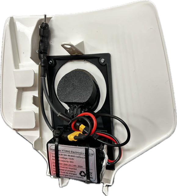 Stark Varg aktiv Nizled lampkåpa E40F5k varmvit- 40watt/6ah liion batteri, vit