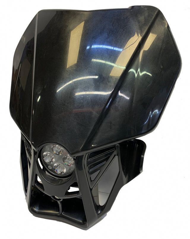 TM Racing 2020-2022, svart, kallvit 1xE40F (drar 50W) lampkåpa