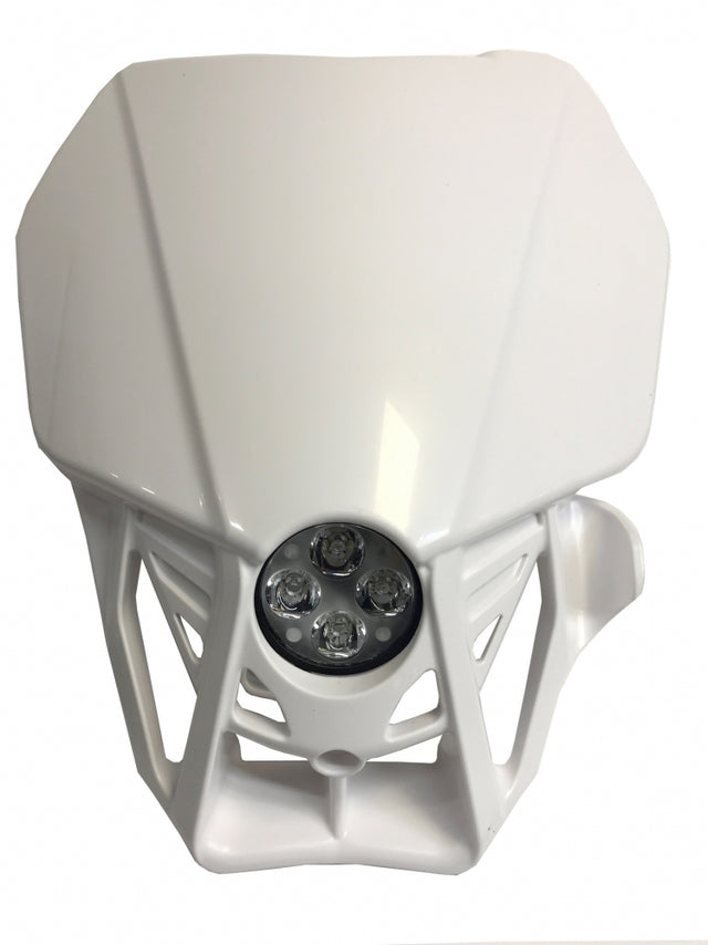 TM Racing 2020-2025, vit, kallvit 1xE40F (50W) lampkåpa