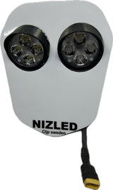 Dubbelljus varmvit 80w Triumph 2024-, vit dekal, 2xE405k NIZLED