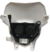 Dubbel lampkåpa varmvit 80w, Yamaha WR 2019-2026, vit, 2xE405K