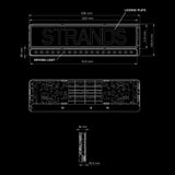 Strands NUUK E-Line Black LED Bar 20"