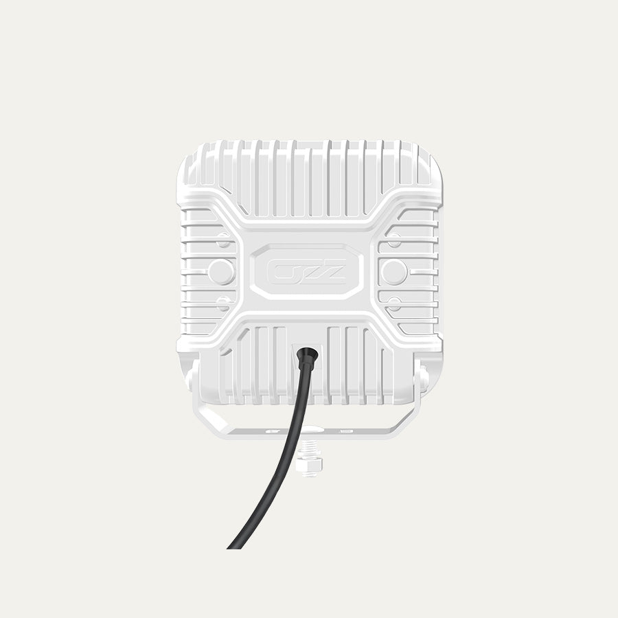 OZZ SQR 9″ LED Extraljus Vit