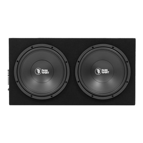 Bass Habit Play PL212A, prisvärd 2x12tums aktiv baslåda