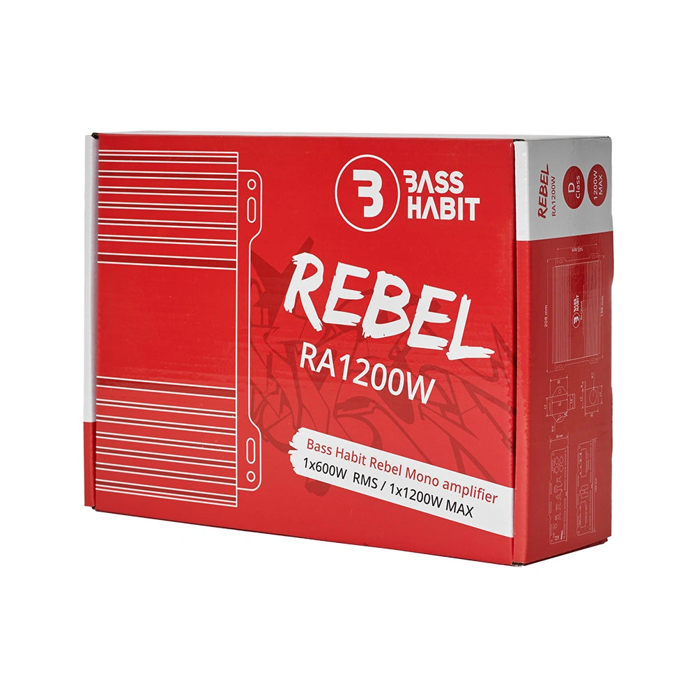 Bass Habit Rebel RA1200W med Tershine Purify