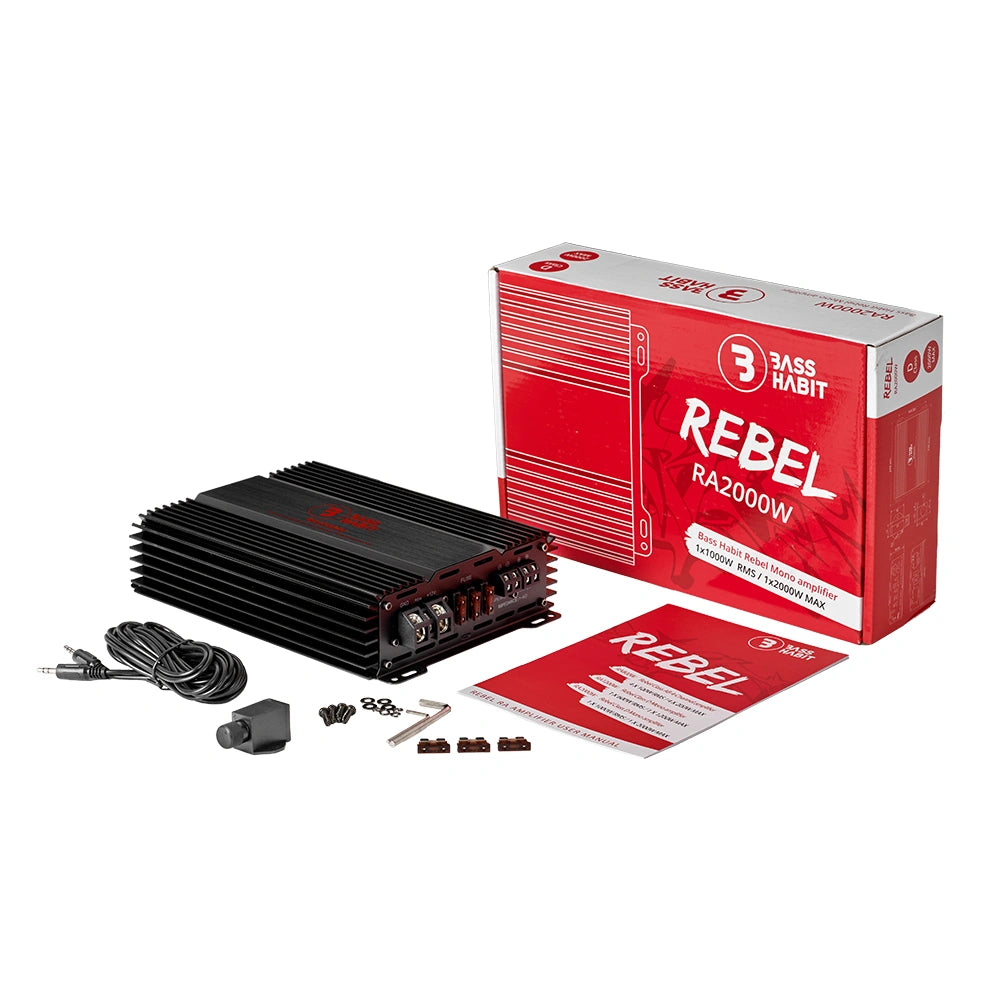 Bass Habit Rebel RA2000W med Tershine Purify S+