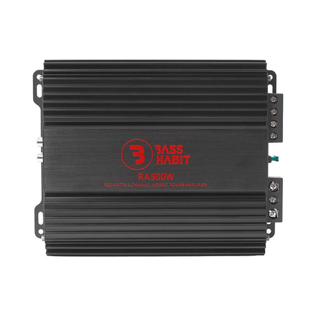 Bass Habit Rebel RA500W, tvåkanaligt slutsteg