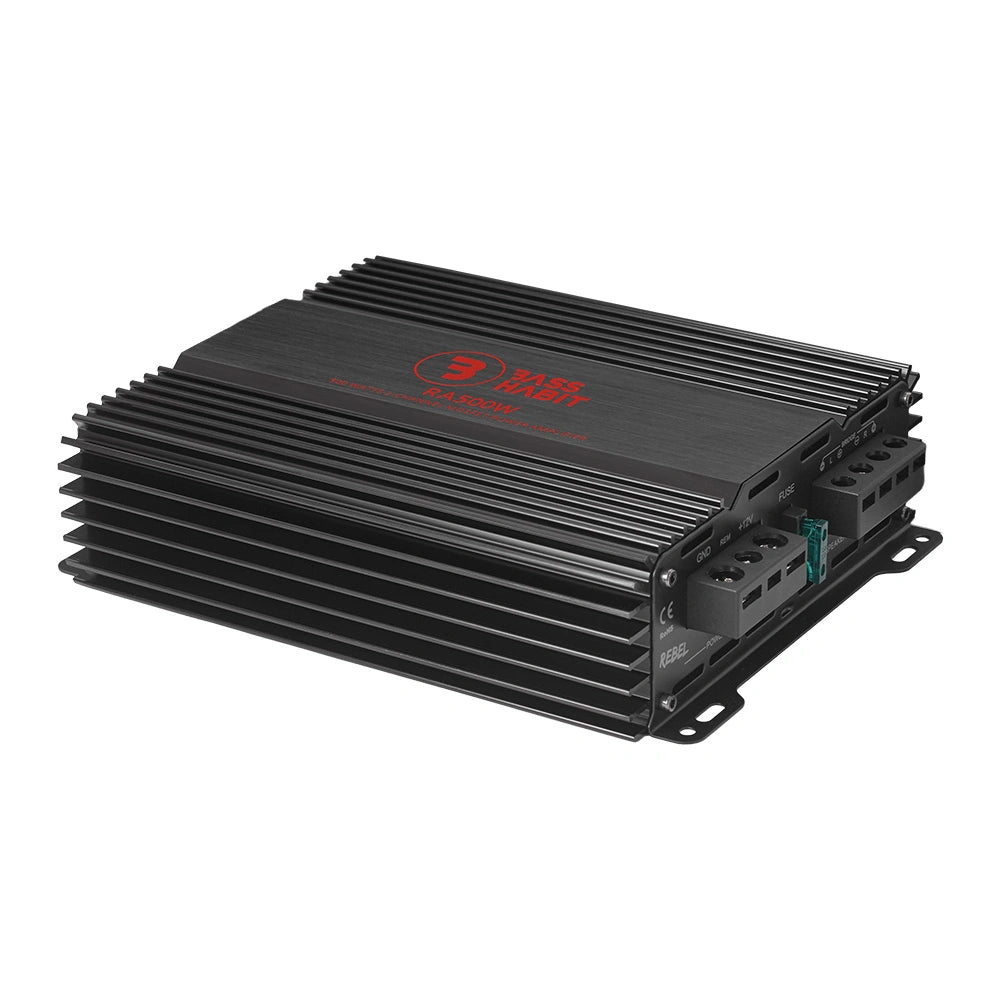 Bass Habit Rebel RA500W, tvåkanaligt slutsteg