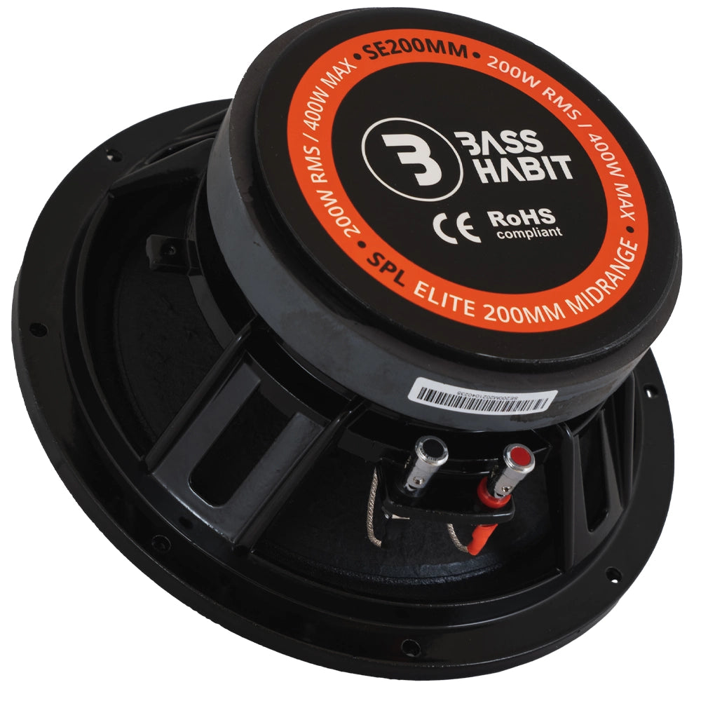 Bass Habit SPL Elite SE200M 8" midbas, styck