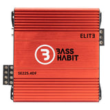 Bass Habit SPL ELITE 225.4DF, fyrkanaligt slutsteg