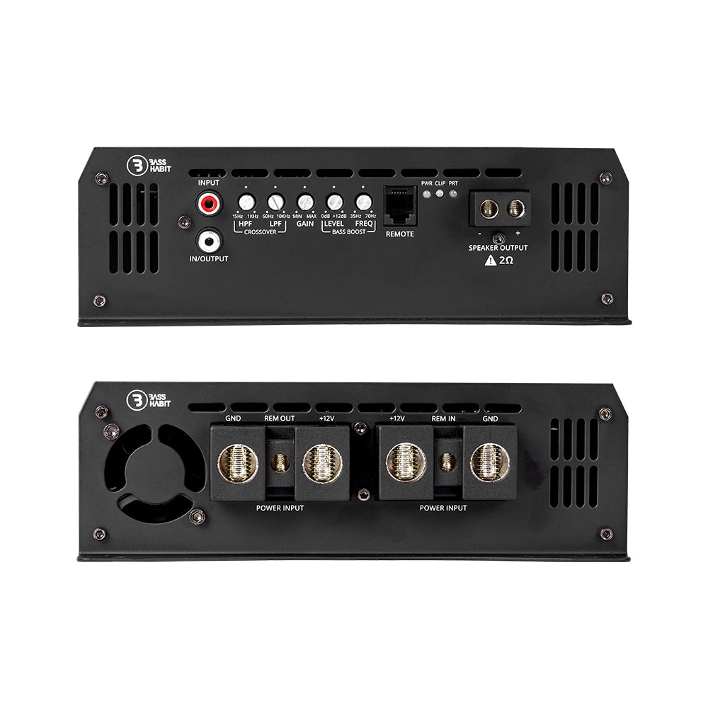 Bass Habit SPL ELITE 8000.1D2, extremt strömstarkt monoblock