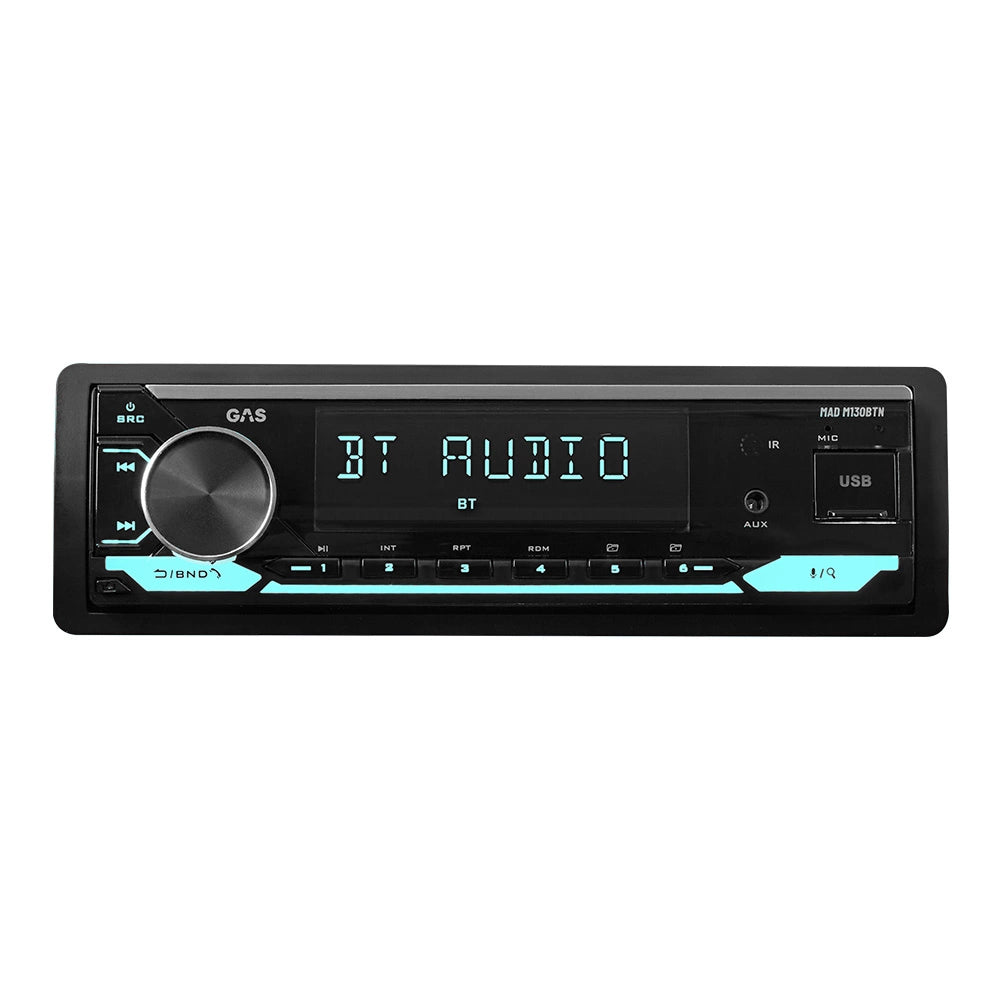 GAS MAD M130-BTN bilstereo med Bluetooth, DSP och 3 par lågnivå
