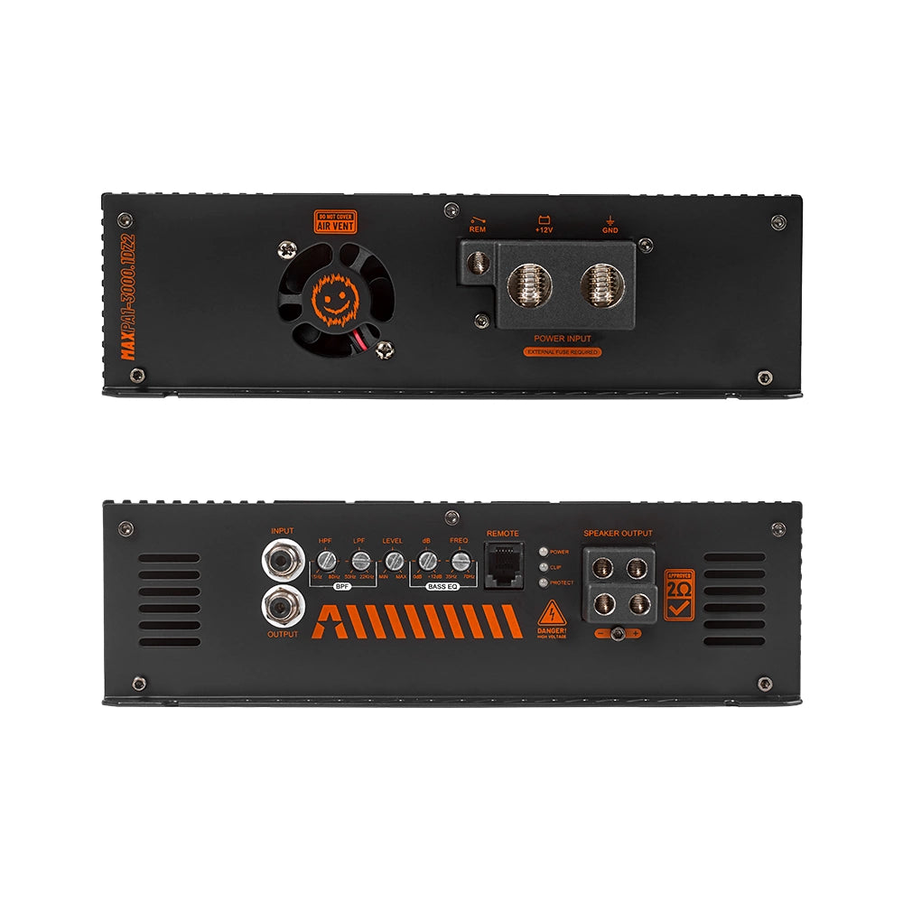 GAS MAX PA1-3000.1DZ2, kompakt och strömstarkt fullregistersteg