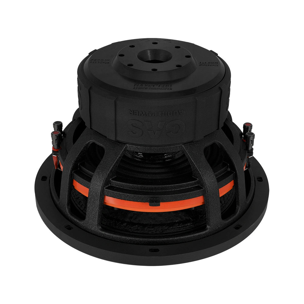 GAS MAX S1-12D1, 12" baselement med Tershine Purify S