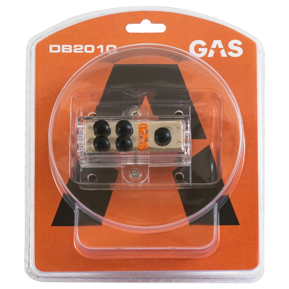 GAS Distributionsblock 1x20mm² till 4x10mm²