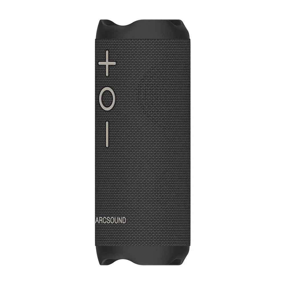 Arcsound EDGE kraftfull bärbar högtalare med Bluetooth, svart