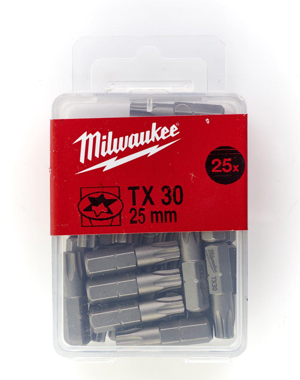 Milwaukee Bits TX30 X 25mm 25P