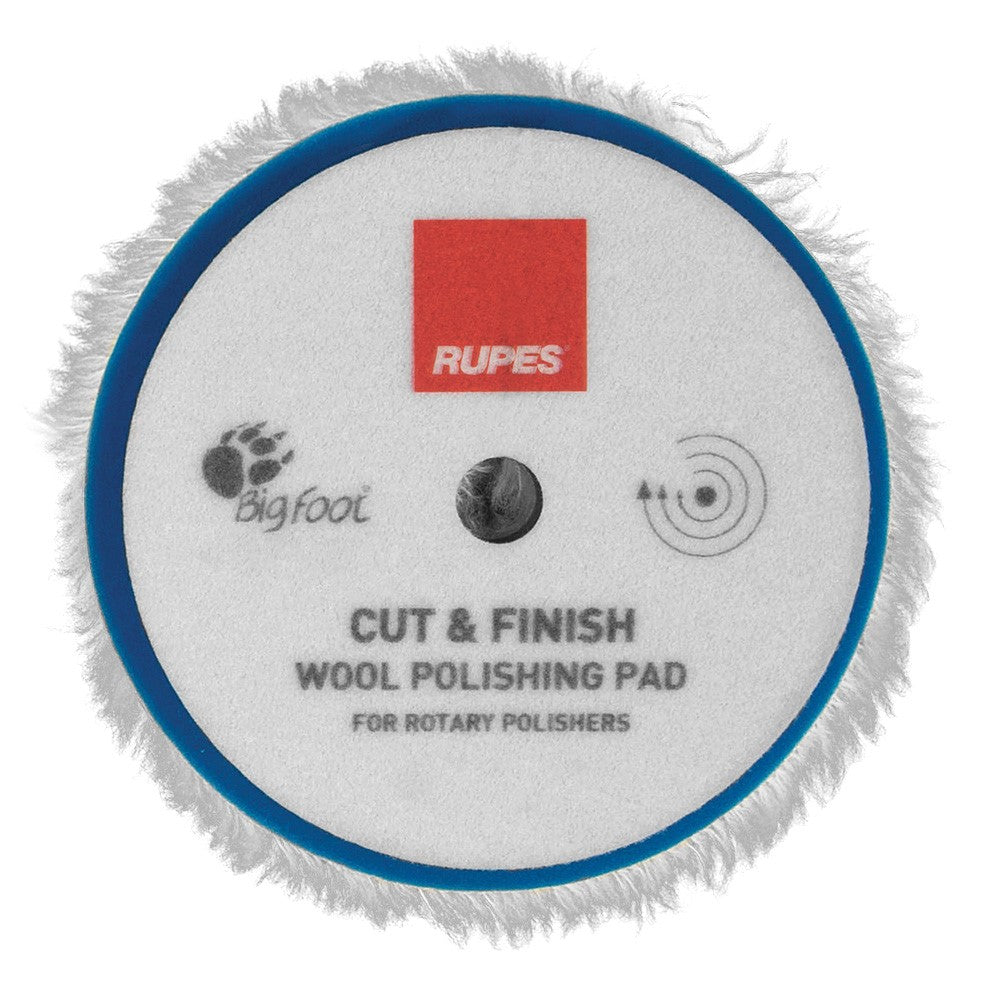Rupes Ulltrissa Rotary Cut & Finish Wool 180 mm – Blå