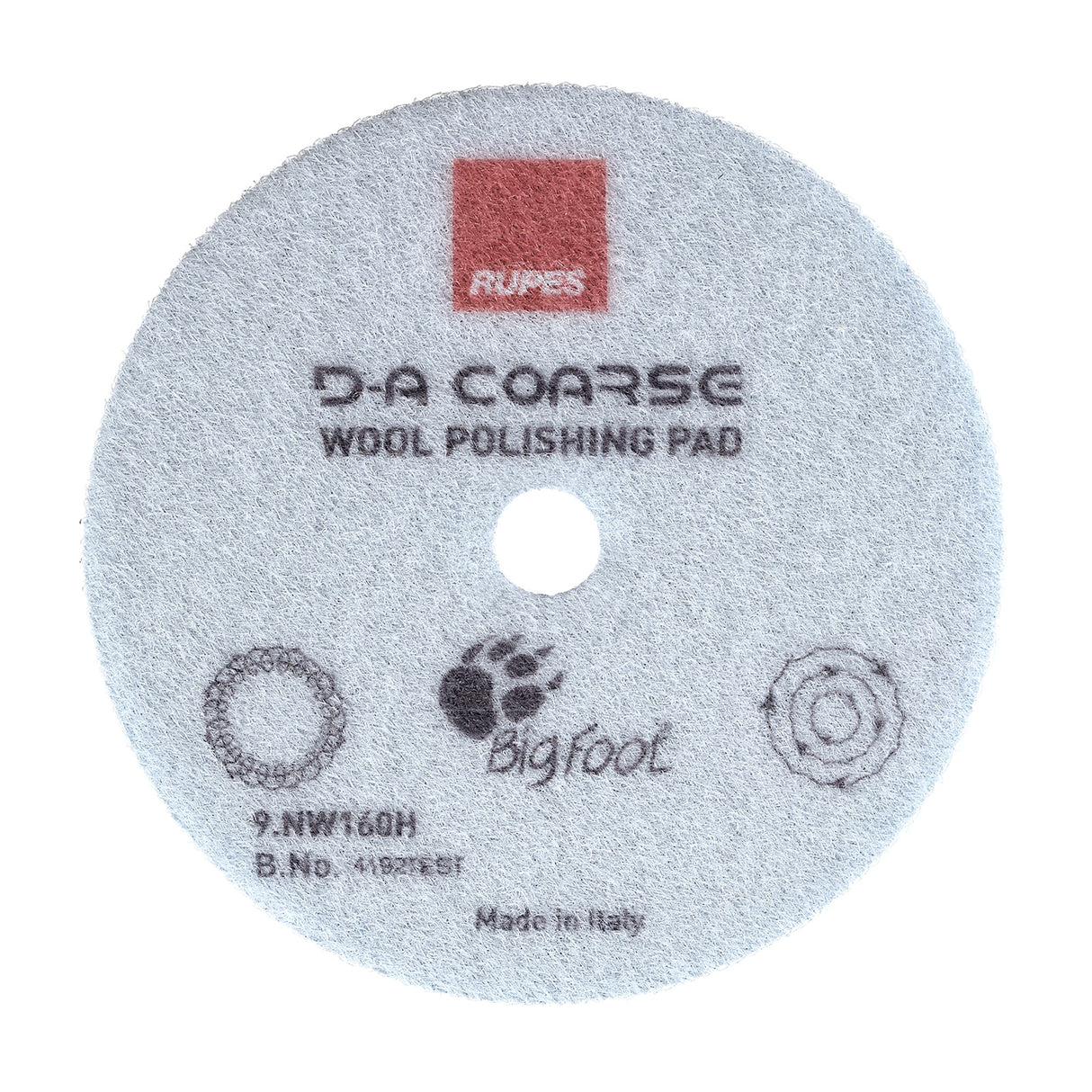 Rupes Ulltrissa D-A Coarse Wool 160 mm – Blå