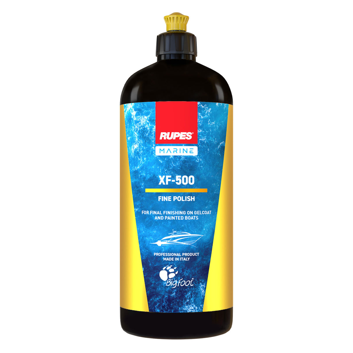 RUPES Marine Fine Polish 1 L – Mycket fint polermedel för maximal glans på gelcoat och lack