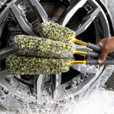 Chemical Guys Rimpaca Ultimate Wheel Brush Set 3-DELAR - Ultrafluffiga, skonsamma och mångsidiga rengöringsborstar