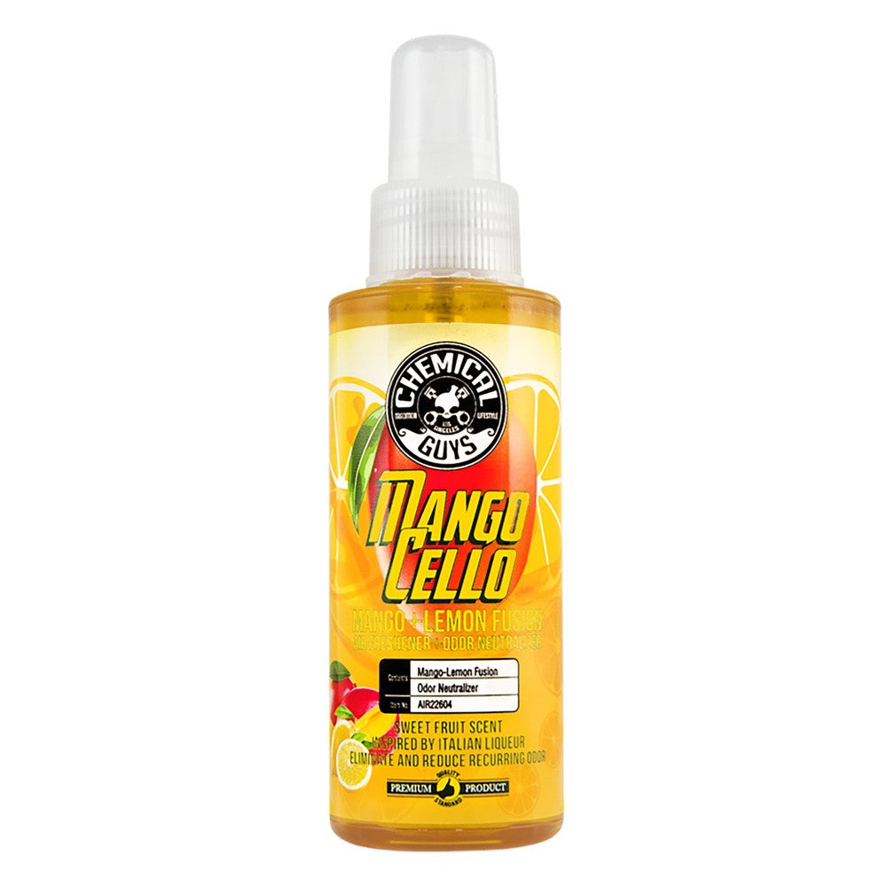 Chemical Guys Doftspray Mangocello Mango Lemon Fusion, 118 ml – Italiensk fruktlikörsinspirerad doft