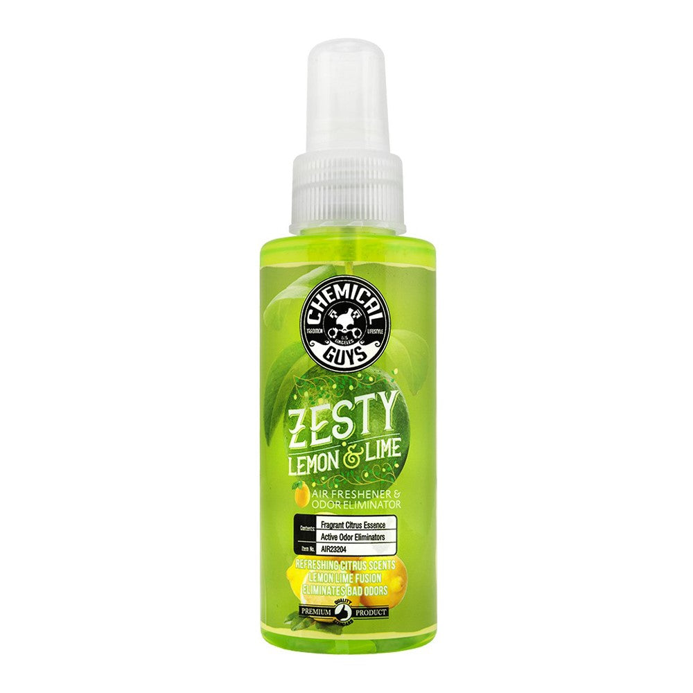 Chemical Guys Zesty Lemon & Lime Air Freshener 118 ml – Uppfriskande citrusdoft för bil och hem