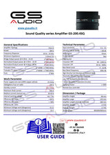 Gs Audio 200.4SQ
