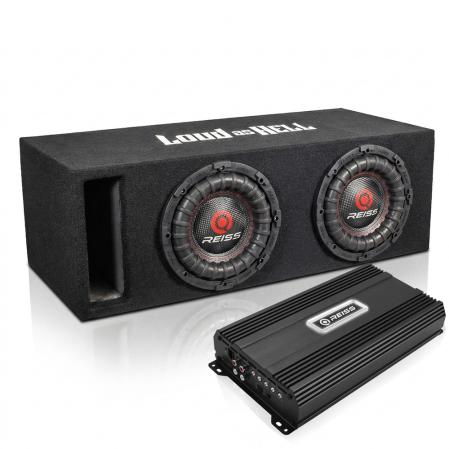 2x8" Baslåda Reiss RS-BQ8.D4 amp