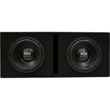 MM Audio Dubbel Street 10 v2 – 2×10 tum – Baslåda