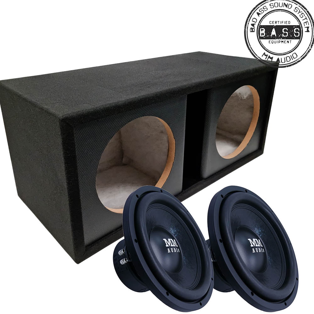 MM Audio Dubbel Street 12 v2 PRO – 2×12 tum – Baslåda