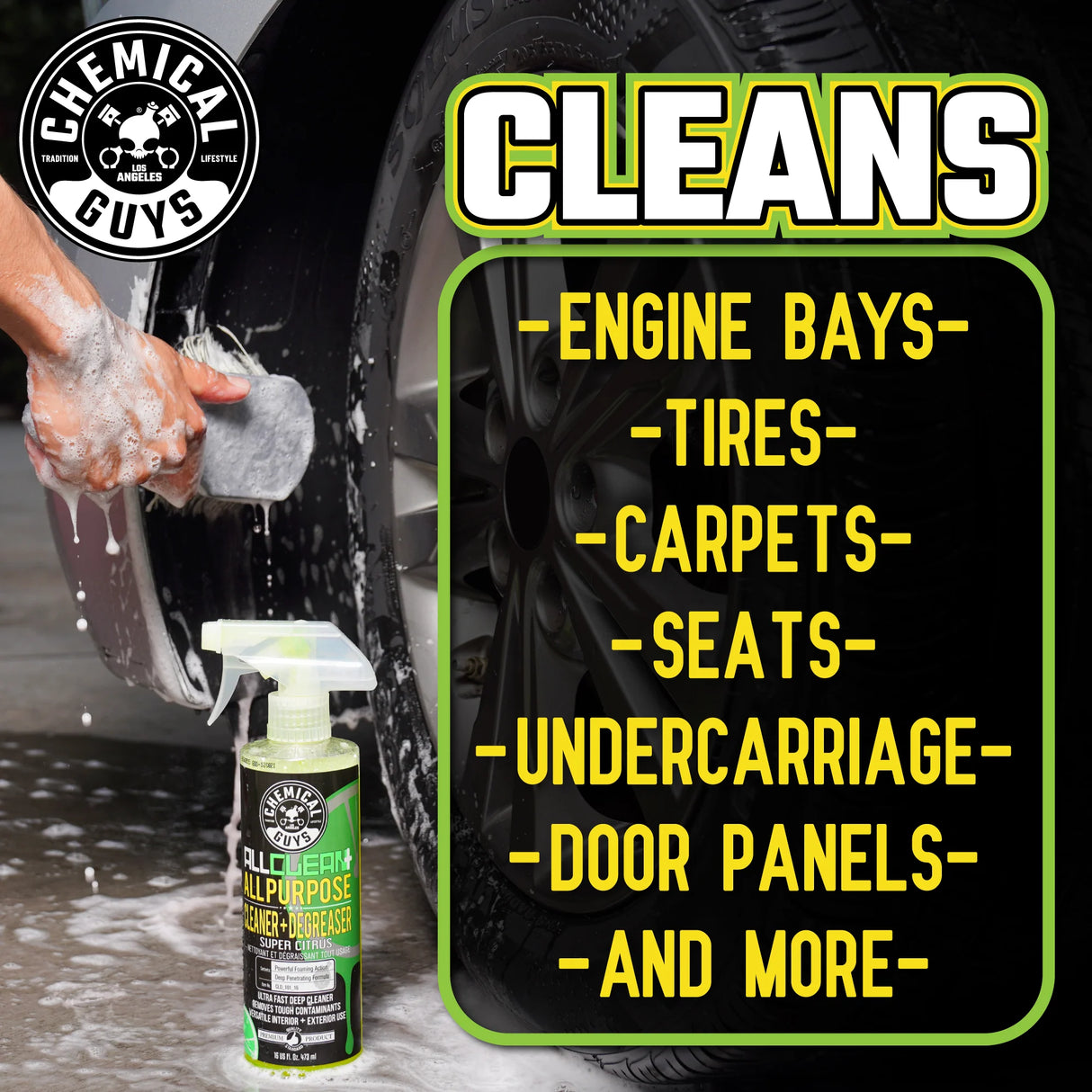 Chemical Guys Allrengöring All Clean+ Citrus Base APC, 473 ml