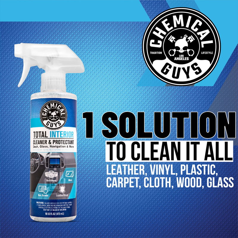 Chemical Guys Total Interior – Allrengöring & UV-Skydd för Bilinteriör - 473 ml