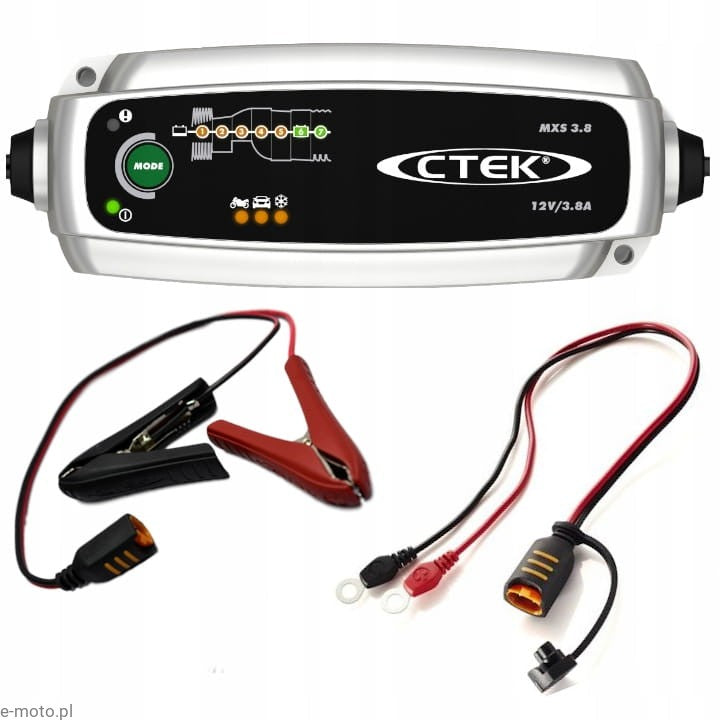 CTEK MXS 3.8 – Helautomatisk 12V Batteriladdare för Blybatterier, 3.8A