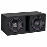 2-Pack Ground Zero GZIW 12XSPL-D2 PINK i baslåda, Fett brutalt baskit