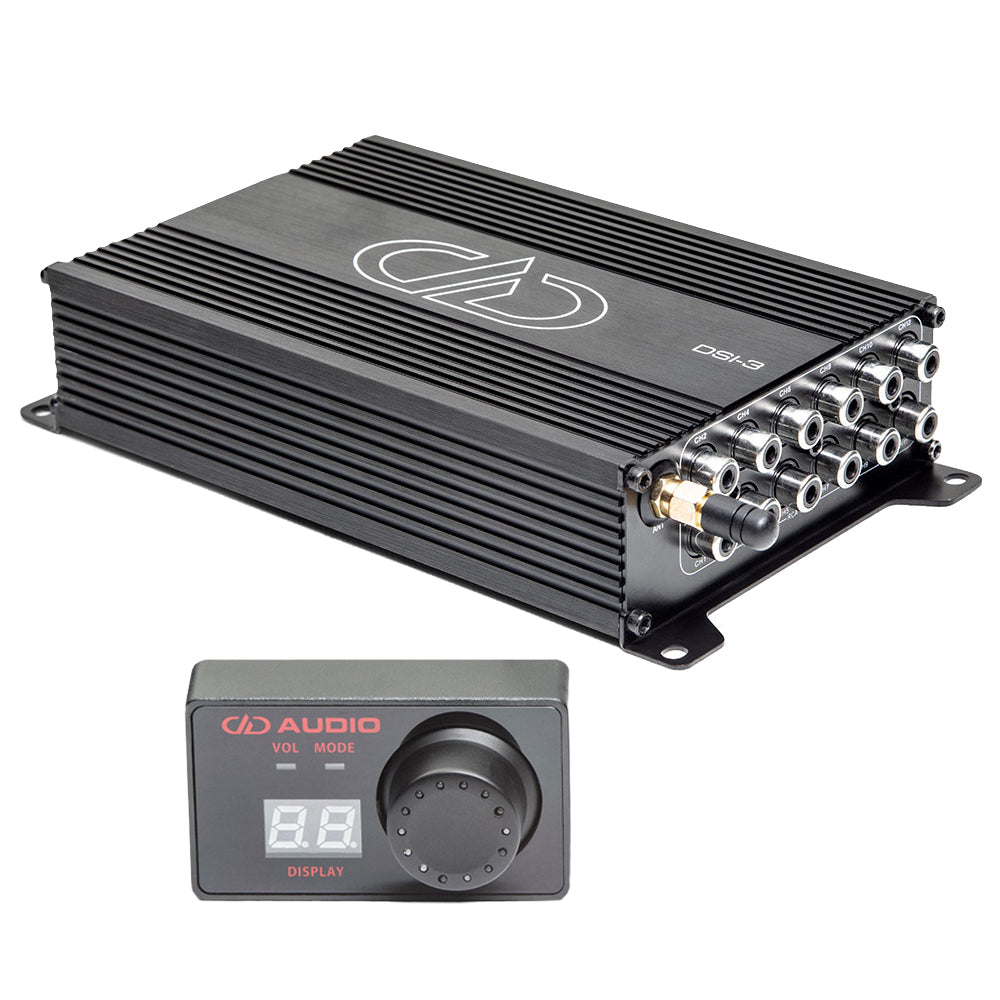 DD Audio DSI-3R, 12-kanaligt slutsteg med Bluetooth