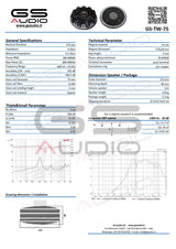 GS Audio TW-75