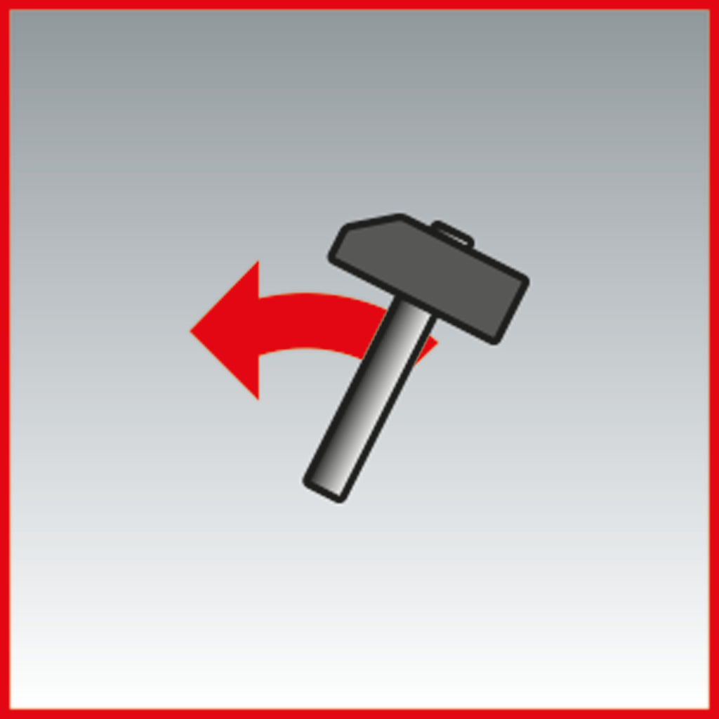 KS TOOLS Vibro Impact mejselhammarsats, 6-delars