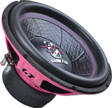 2-Pack Ground Zero GZIW 12XSPL-D2 PINK i baslåda, Fett brutalt baskit