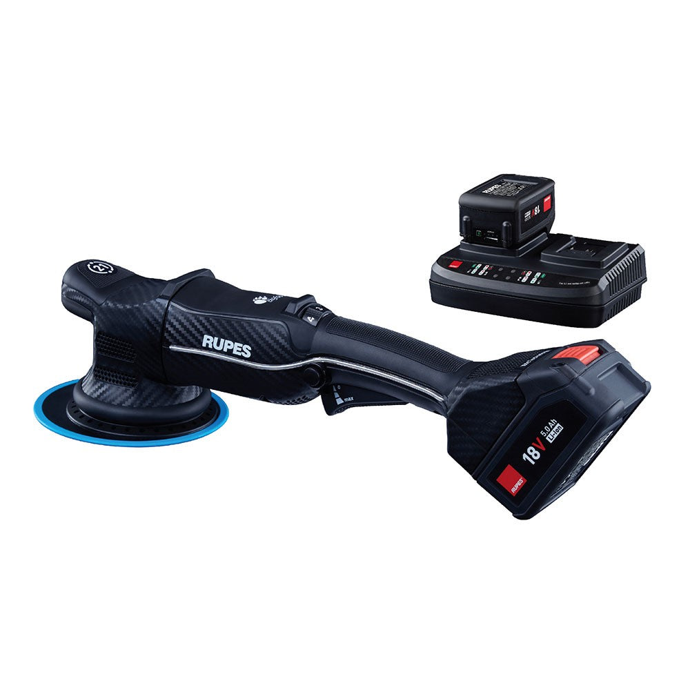 RUPES Polermaskin batteridriven oscillerande HLR21, 150 mm, STD-kit
