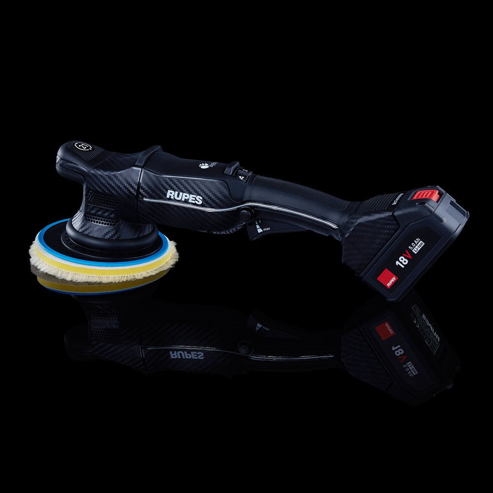 RUPES Polermaskin batteridriven oscillerande HLR21, 150 mm, STD-kit