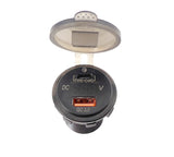 4Connect 4-600162 waterprof USB-charger with voltage display